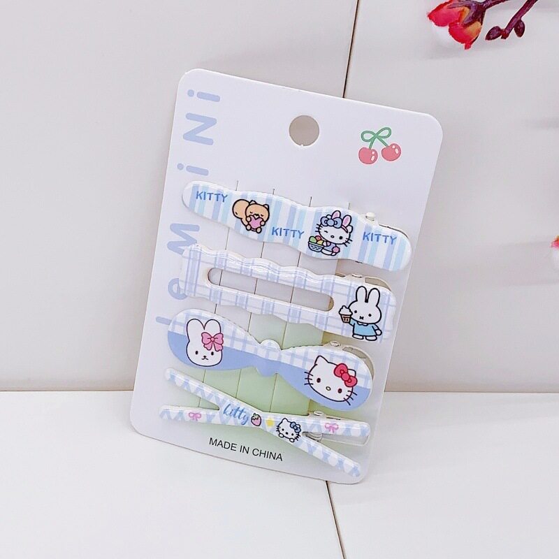 甜美交叉猫猫发夹可爱少女卡通侧边刘海夹网红ins高颜值百搭发饰