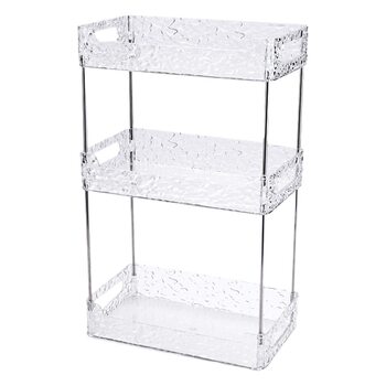 Glacier Pattern Desktop Layered Storage Rack Bathroom Bathroom Storage Rack Multi-Layer Cosmetics Wash Countertop Storage Rack