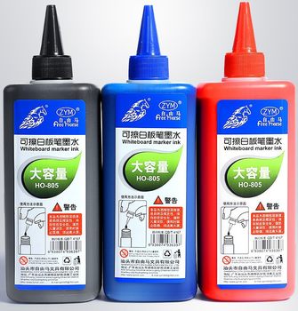 Free Horse Whiteboard Pen Ink Replenishment Liquid Erasable Whiteboard Pen Special Easy-Erasable Quick-Drying Large Capacity Large Bottle of Whiteboard Water