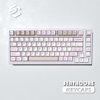 Bear Tea Party Key Cap Original pbt Thermal Sublimation customized key cap five-sided thermal sublimation cherry powder wooting