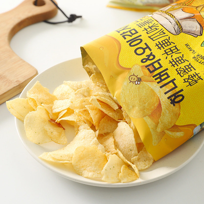 JIUR 9 Honey Butter Cucumber Flavor Potato Chips Net Celebrity Original Potato Chips Afternoon Tea Leisure Puffed Snacks