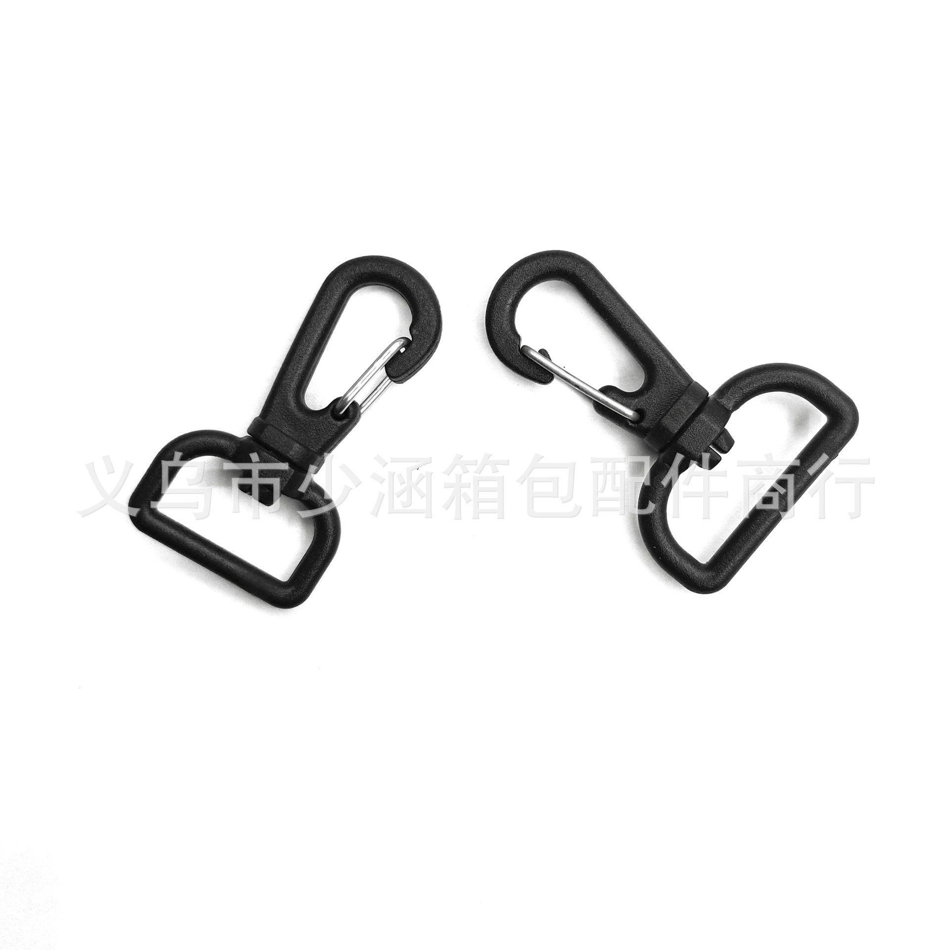 Factory 16~20mm plastic rotating semicircle hook mommy bag handbag hook wire hanging belt lobster buckle supply