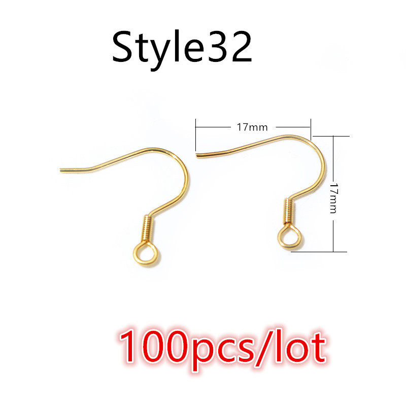 DIY 耳针配件批发 不锈钢耳勾 耳钩 DIY耳环 制作材料 配件