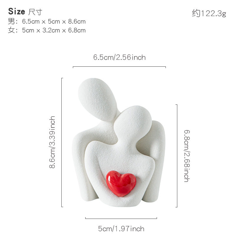 简尔美手作陶瓷婚书艺术摆件新婚纪念永久收藏礼物创意家居装饰品