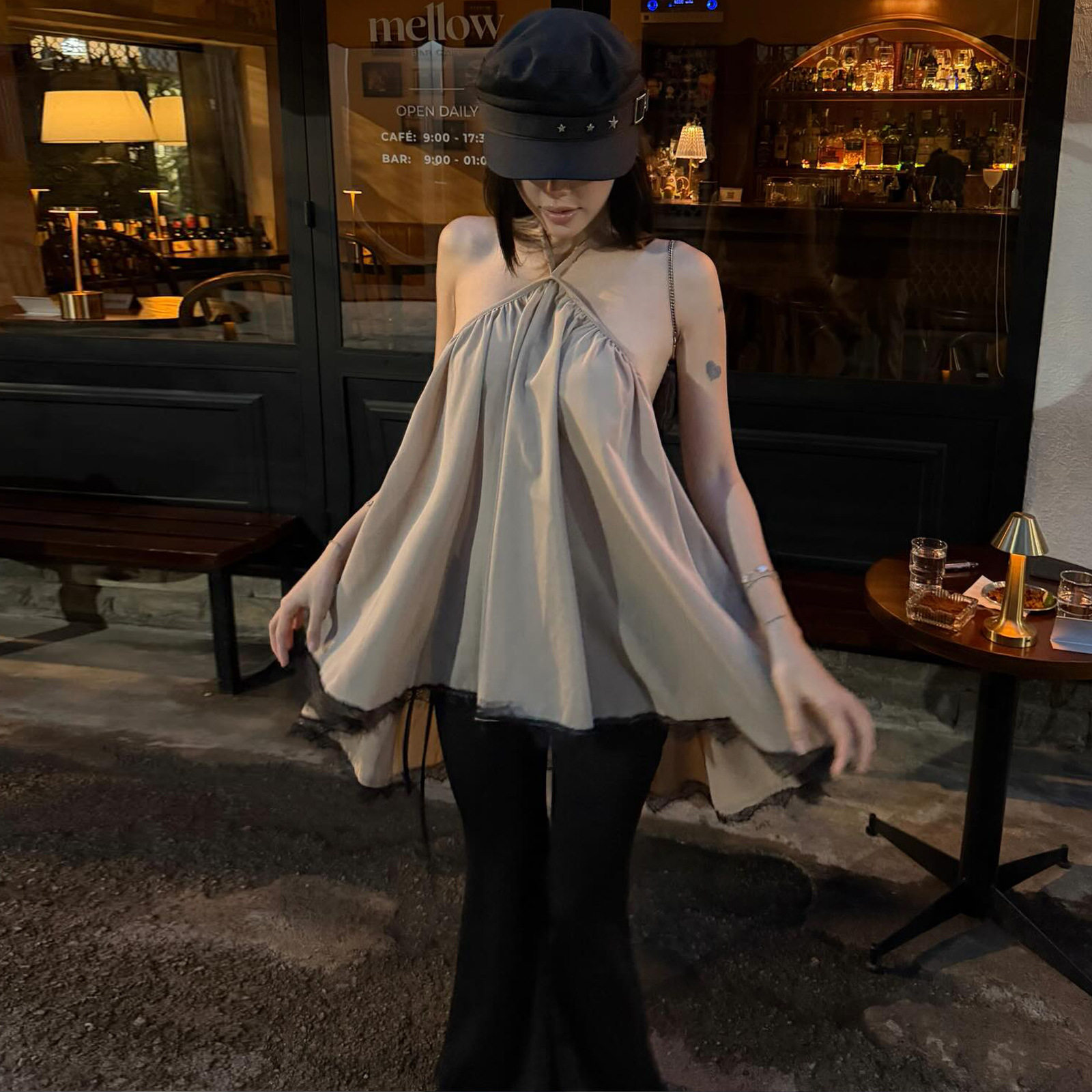 Summer Satin Off Shoulder Dress Sexy Backless Loose Fit Deep V Neck Elegant Evening Wear Wholesale Available