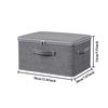 Cross-Border Cationic Storage Box Household Fabric Extra Large Capacity Wardrobe Clothing Quilt Layered Organizing Box Storage Basket