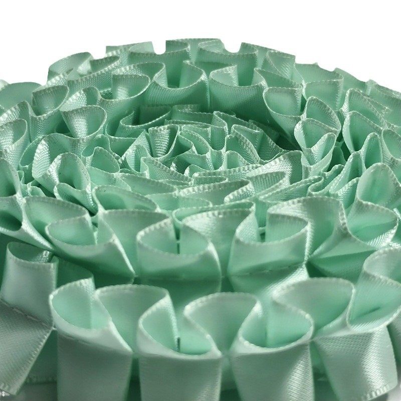 2.5cm Wide Encrypted Pleated Ribbon Polyester with Ruffled Lace Gift Clothing Skirt Support Doll DIY Craft