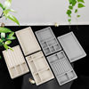 In stock wholesale flannel jewelry tray jewelry display tray ring stud earrings jewelry display tray drawer storage and finishing