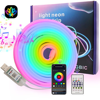 5V Symphony Neon Flexible Marquee Strip USB Interface Bluetooth App Pickup DIY Shape Atmosphere Light Strip Set