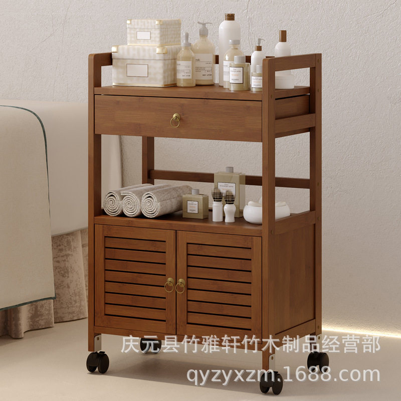 Beauty salon special trolley storage rack beauty instrument nail Storage Cart multifunctional movable tool car