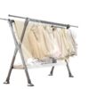 Household Retractable Floor Drying Rack Foldable Windproof Thick Aluminum Alloy Bedroom Balcony Drying Quilt Artifact
