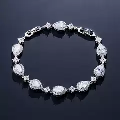 European and American Retro Zircon Wedding Jewelry, Bride and Bridesmaid Accessories, Light Luxury, High-End Feel, Niche Design, Non-Fading