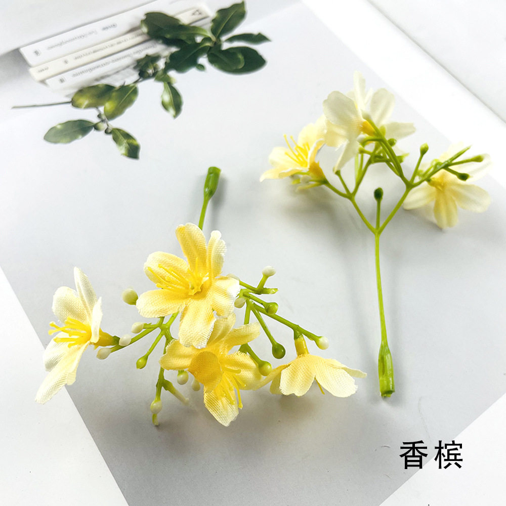 仿真小花瑞香花串 diy丁香花手工头饰材料配件学士帽套装道具假花