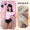 Yoga clothes + white stockings
