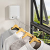 Invisible clothesline shrink clothes indoor punch-free bathroom retractable balcony steel wire rope rack