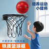 Cross-border Children's Standard Iron Basketball Frame No.7 Basketball Expansion Screw Wall-mounted Outdoor Sports Shooting Toy