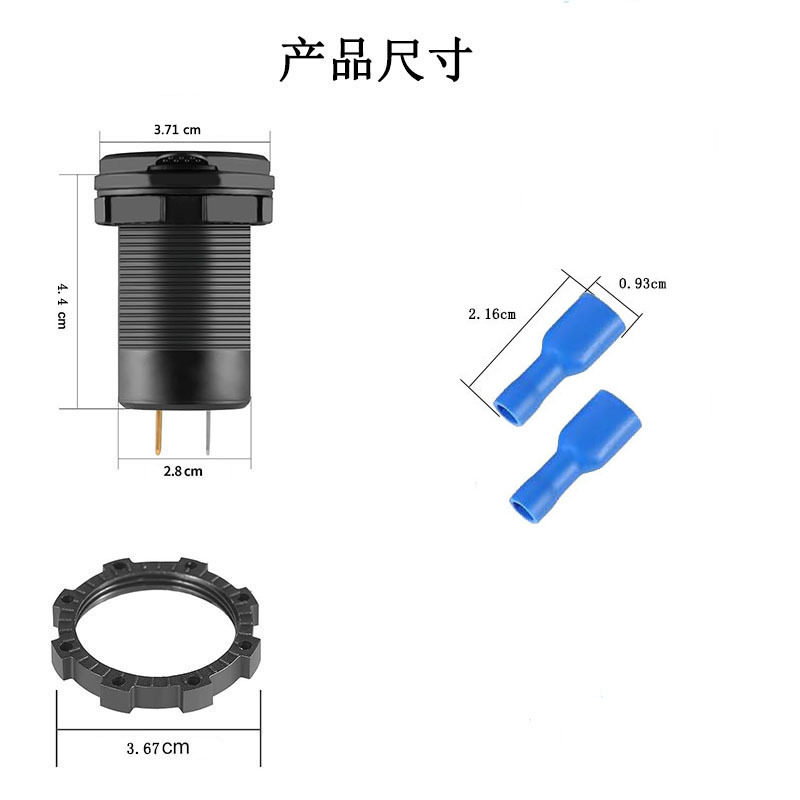 Factory Direct Supply Modified Car Charger USB Charger Car Charger Super Fast Charging Car Charger Super Fast Wholesale