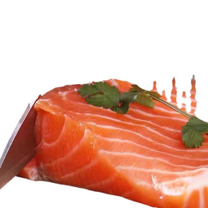 Fresh Salmon Sashimi, Xinjiang Domestic Chilled Middle Section, Peeled Whole Slices, Sushi Raw Fish Belly Slices, Seafood