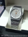 New watch strap silver white gold glossy