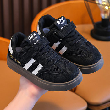 Boys' Sports Sneakers 2025 New Spring & Fall Kidsren's Low-Top Mesh Breathable Casual Sports Shoes Non-Slip Moral Training Shoes