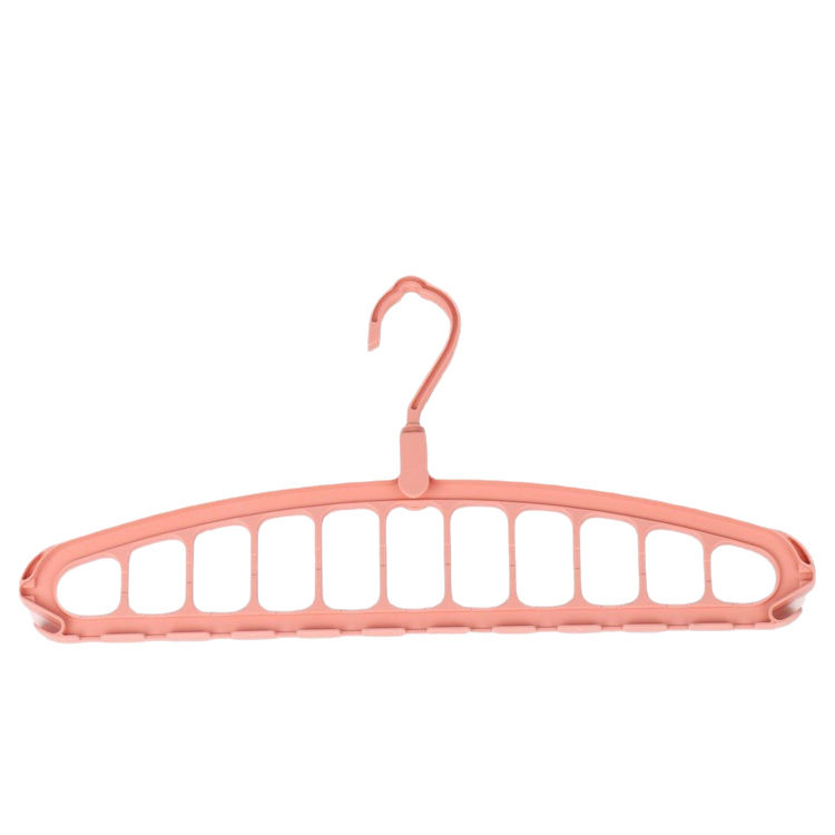 Functional Rotating Clothes Hanger Student Dormitory Household Non-Slip Magic Foldableing Clothes Drying Rack 11-Hole Clothes Hanger Storage Artifact