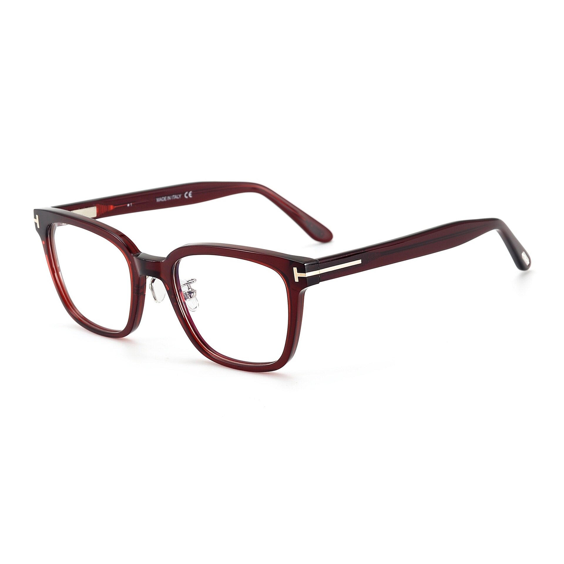 New Tem Ford Tem Ford myopia frame big face square slim casual optical mirror TF5859