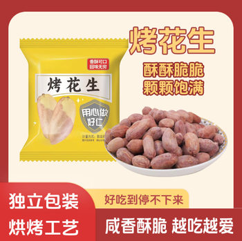 Five-Spice Roasted Peanuts in Individual Small Packages, Oil-Free Peanuts, Snacks for Drinking, Wholesale Manufacturer of Fried Goods