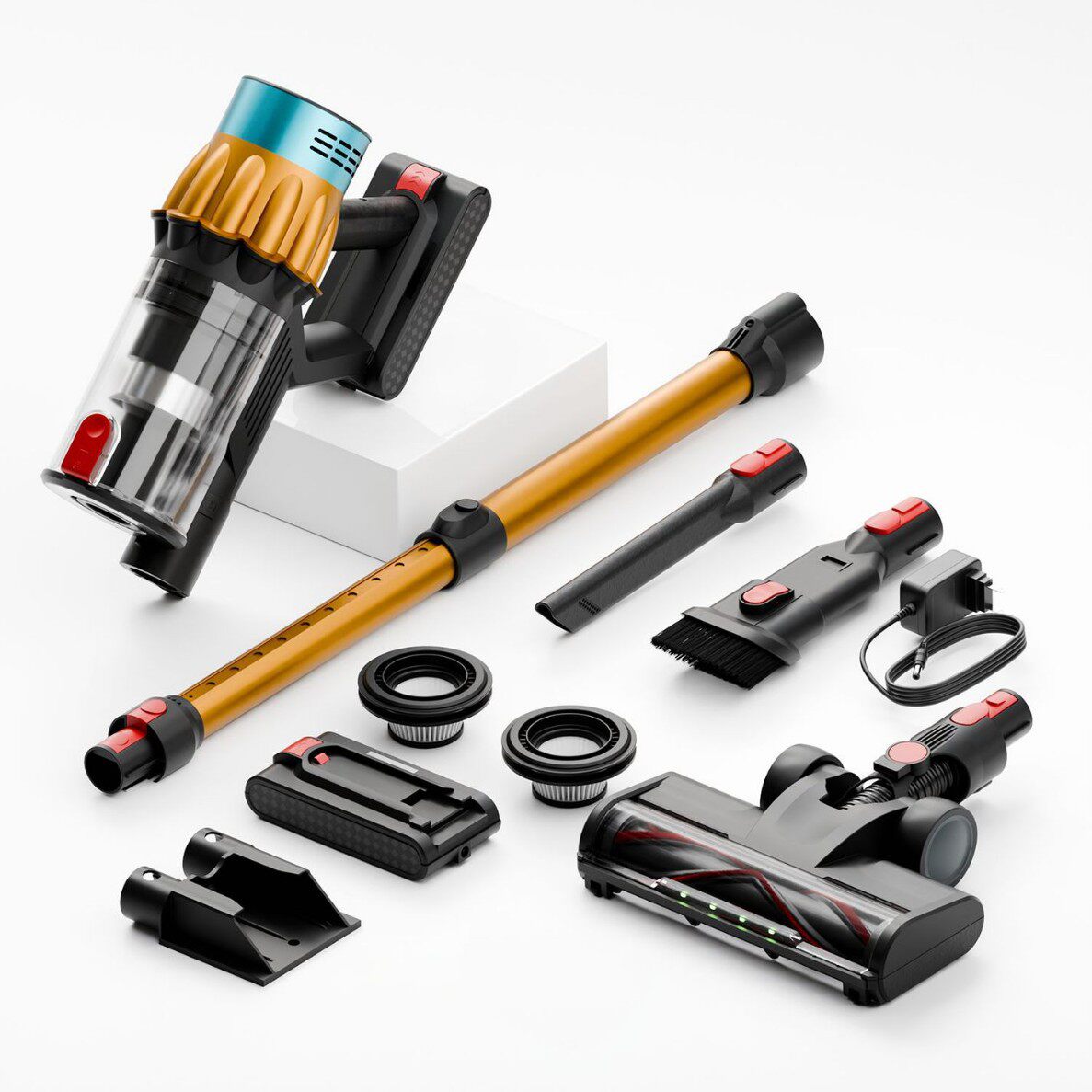 Cross-border hot-selling wireless vacuum cleaner household 40Kpa large suction 650W high-power handheld portable vacuum cleaner