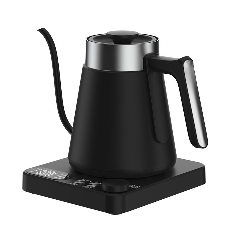 Gooseneck Cross-Border Precision Temperature Control Electric Kettle Gooseneck Kettle Hand-Brew Temperature Control Kettle 110V Water Boiling Kettle