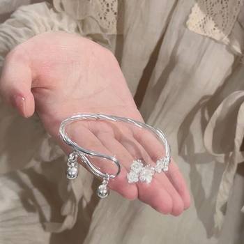 Plum Blossom Bell Chinese Style National Style Ten Li Flowers Bracelet Sweet Smart Bright Face Open Bracelet Super Fairy Bracelet Gift