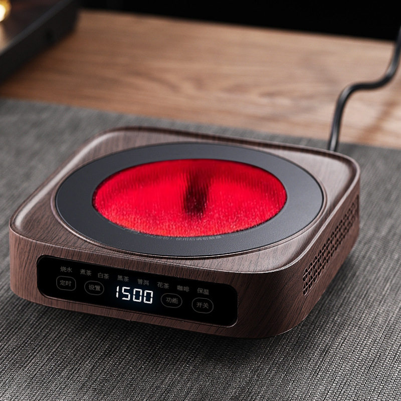 New High-Temperature-Resistant Electric Ceramic Stove Household Electric Kettle Teapot Glass Thickened High Borosilicate Teapot Set