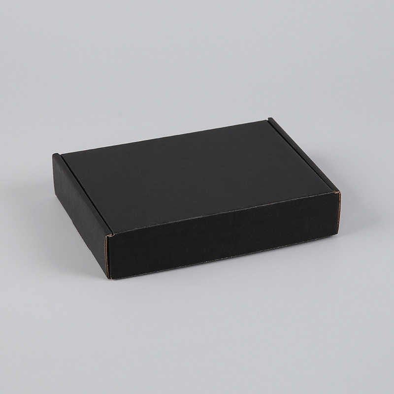 Thickened Extra-Hard Three-Layer High-Quality Black Airplane Box in Stock for Express Delivery, Jewelry Packaging Box Wholesale