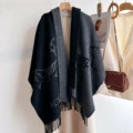 Bird pattern - black & grey
