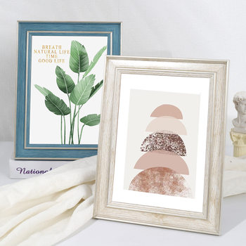 Retro Photo Frame Table 6 Inches 7 Inches 8inch 10inch A4 Living Room Bedroom Photo Wall Hanging Wholesale Photo Frame Certificate Frame