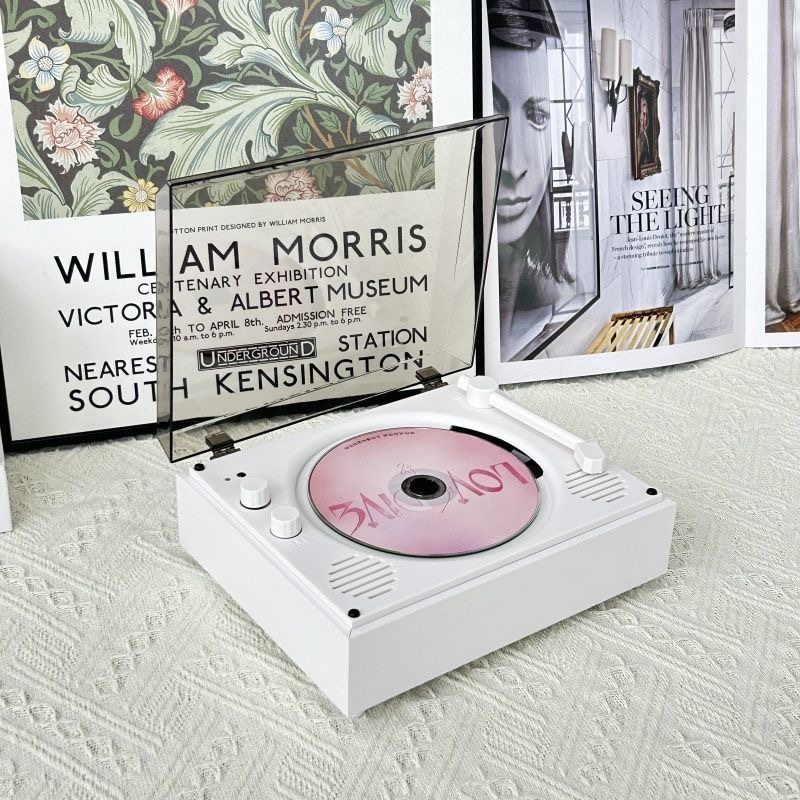 Cross-Border Hot-Selling Retro Cd Player, Outdoor Portable High-Quality Multi-Functional All-In-One Bluetooth Player