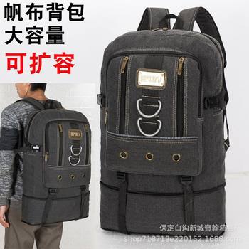 Wholesale Korean style backpack men's American style retro leisure travel sports backpack computer fashion simple school bag generation hair