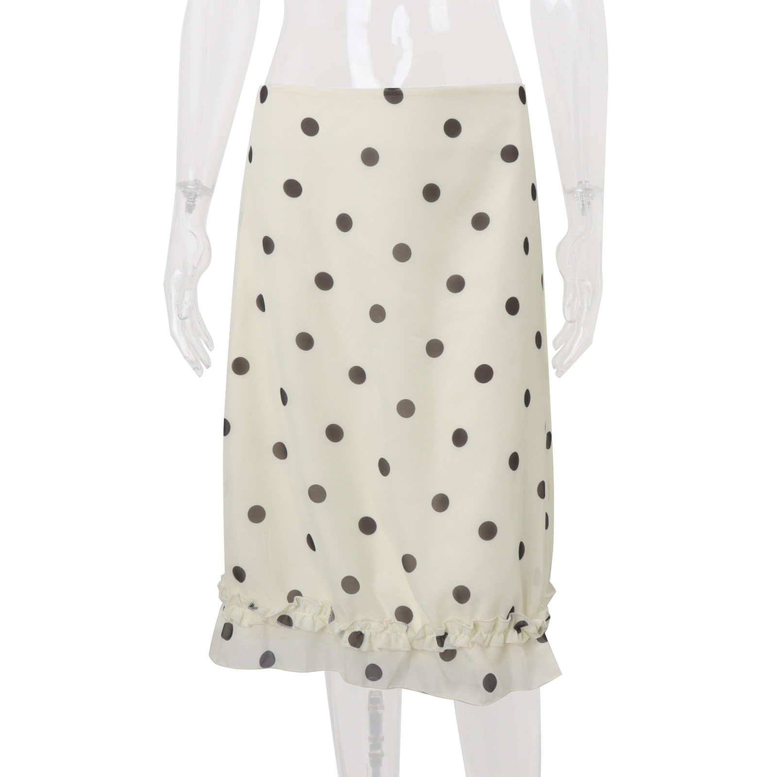 Womens Polka Dot Bodycon Skirt American Style Fresh and Minimalist Design Summer Fashion Wholesale Available