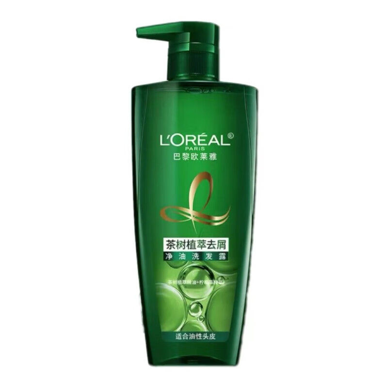 L'Oreal Tea Tree Shampoo Plant Extract Anti-Dandruff Anti-Itch Refreshing Oil Control Shampoo for Men and Women 500Ml/700Ml