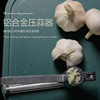 Multifunctional Garlic Press, Manual Garlic Crusher, Garlic Peeler, All-In-One Household Kitchen Tool, Garlic Press
