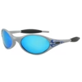 Silver frame blue flame [white orchid piece]