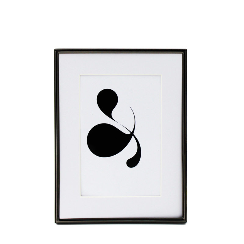 Silver Metal Kidsren's Art Photo Frame Table A4 Framed Business License Frame Picture Frame Wall Hanging Metal Photo Frame