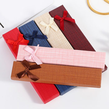New Creative Jewelry Packaging Box Hairpin Bow Jewelry Box Ready-Made Necklace Jewelry Packaging Storage Box Wholesale