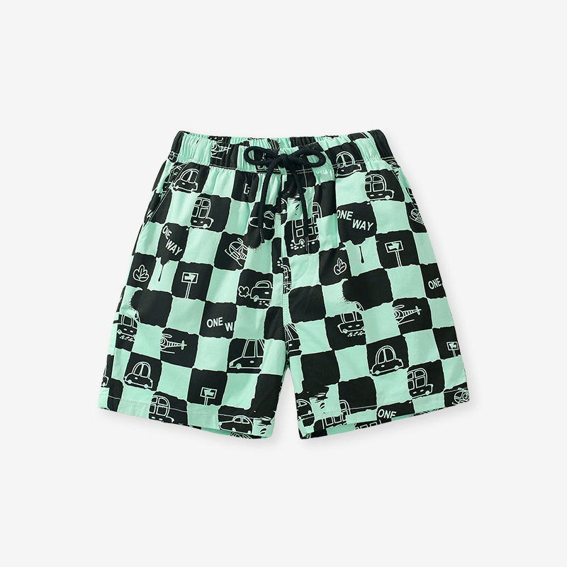 Boys' Set, Summer Cool Kids' Outfit, Shorts & Short-sleeve 2-piece Set