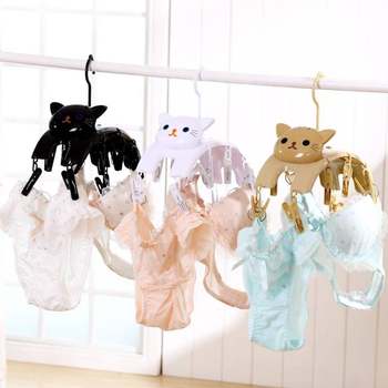 Japanese cute ten-Head Cat drying rack manufacturers directly supply the whole wholesale discount cartoon series drying rack