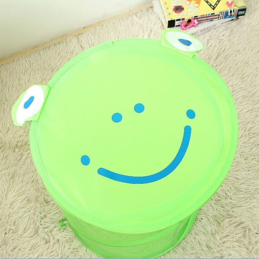 Nu Skin Factory Outlet Medium Mesh Barrel New Creative Home Mesh Folding Clothes Storage Basket