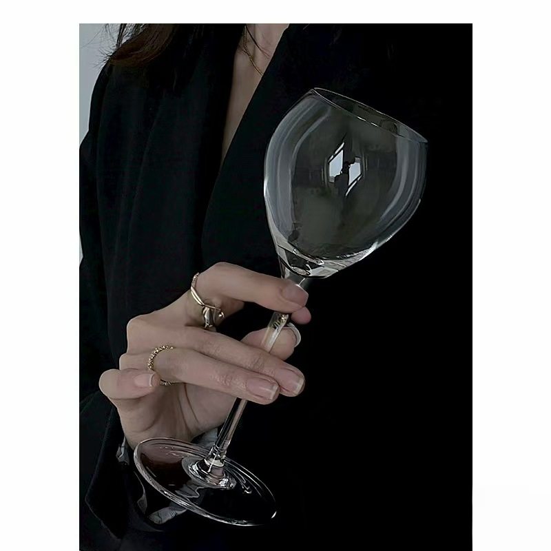 Creative Water Drop Red Wine Glass Tall Glass Luxury Ins Style White Wine Glass Champagne Glass Classy Wine Glass