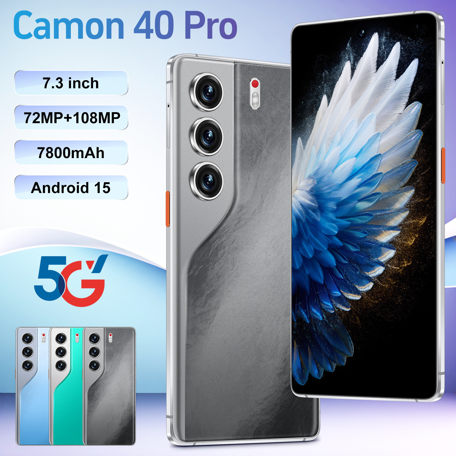 Camon 40 Pro Cross-borderใหม่ 7.3 นิ้วหน้าจอincell 3 + 32Gสม...