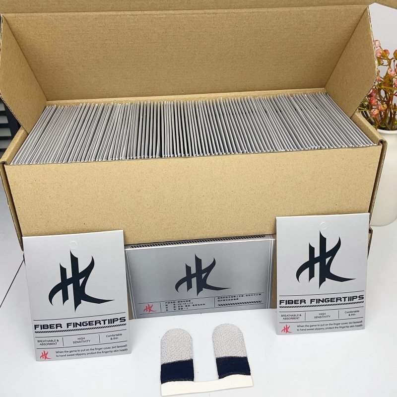 MEMO new game Finger Set silver cloth finger set silver fiber mobile game Finger Set thin sweat-proof walking chicken eating artifact