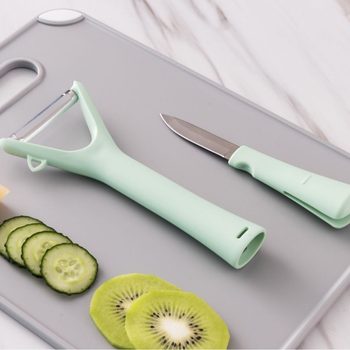 Factory spot multi-function peeler vegetable and fruit peeler two-in-one stainless steel multi-function peeler