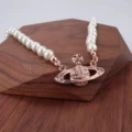 Rose gold necklace